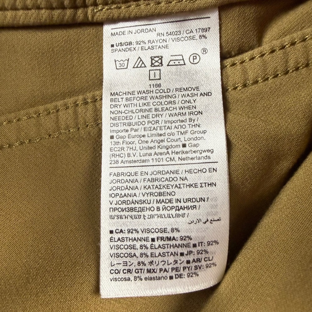 Banana Republic Utility Pants Womens 6 Brown Contemporary Neutral NO BELT - Picture 12 of 12